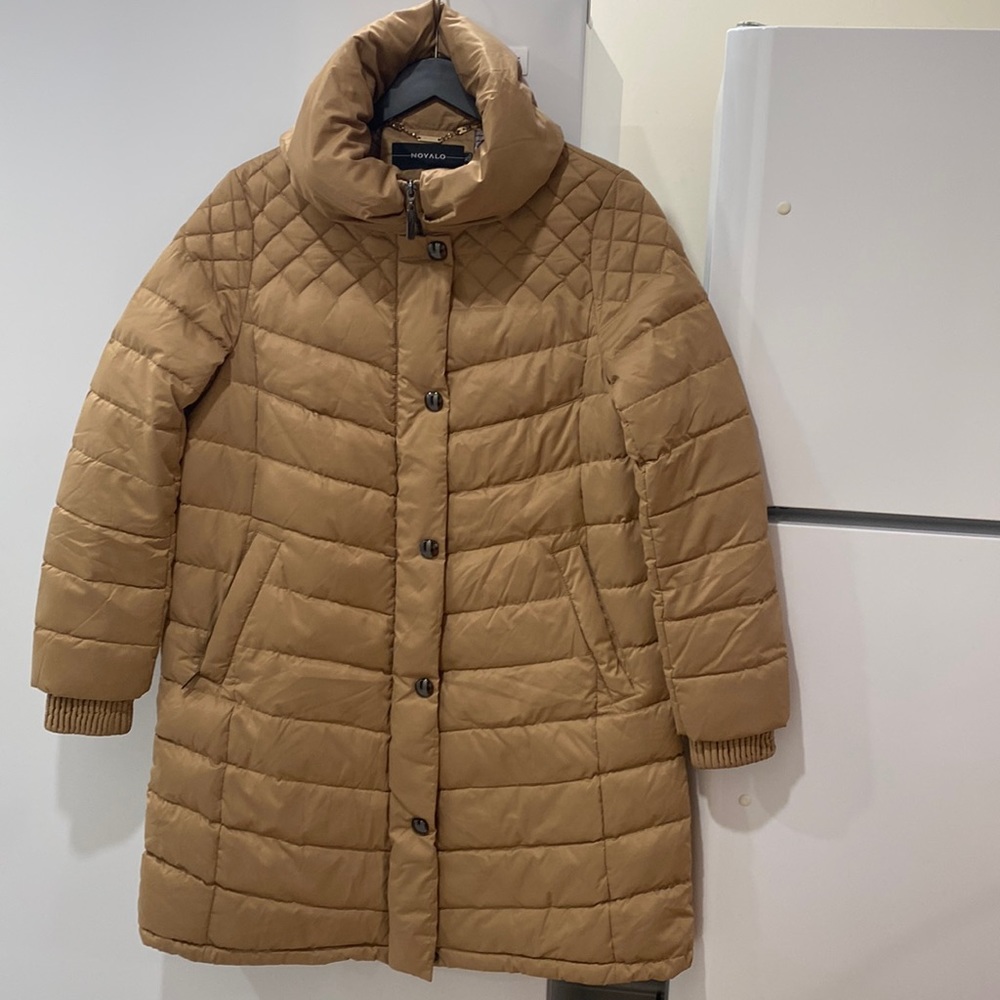**NWOT ** Women Puff Collar Quilted Down Jacket